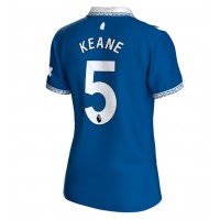 Camiseta Everton Michael Keane #5 Primera Equipación Replica 2023-24 para mujer mangas cortas